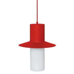 CAPONIO A czerwonopomarańczowa sufitowa lampa wisząca (CPA11212P0) - Ummo