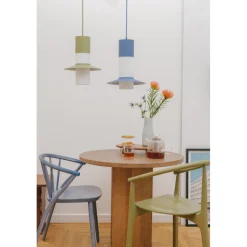 CAPONIO A niebieska sufitowa lampa wisząca (CPA199P0) - Ummo