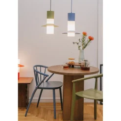 CAPONIO A oliwkowa sufitowa lampa wisząca (CPA11414P0) - Ummo