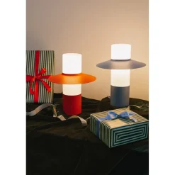 CAPONIO ST niebieska lampa stołowa (CPS199P1) - Ummo