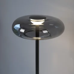 Ściemnialna lampa stołowa POSH SZARA (15697-15) - Paul Neuhaus