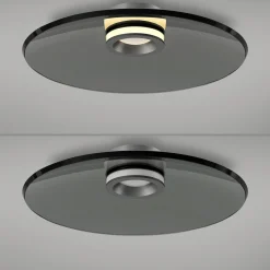 Ściemnialna lampa sufitowa PURE MOON SZARA (6095-15) - Paul Neuhaus