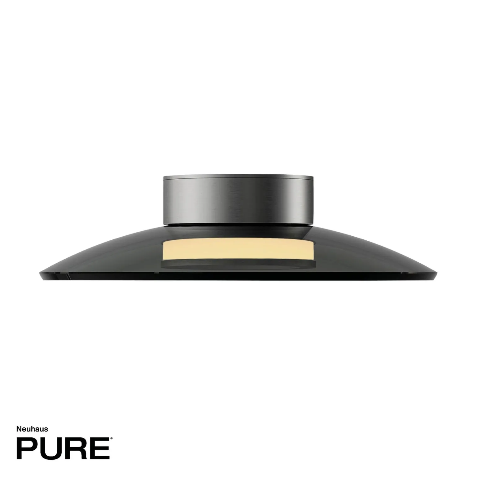 Ściemnialna lampa sufitowa PURE MOON SZARA (6094-15) - Paul Neuhaus