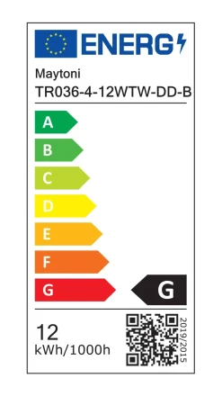 Ściemnialna oprawa do systemu szynowego Basis Rot (TR036-4-12WTW-DD-B) - Maytoni