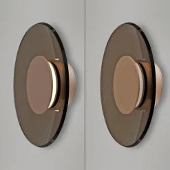 Ściemnialny kinkiet PURE MOON BRĄZOWY (9594-97) - Paul Neuhaus