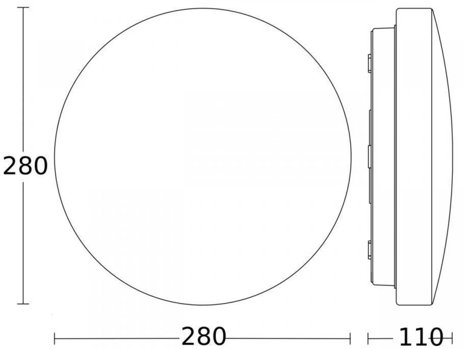 Ściemnialny plafon LED z czujnikiem RS PRO 20 PLUS SC 4K (ST067724) - STEINEL