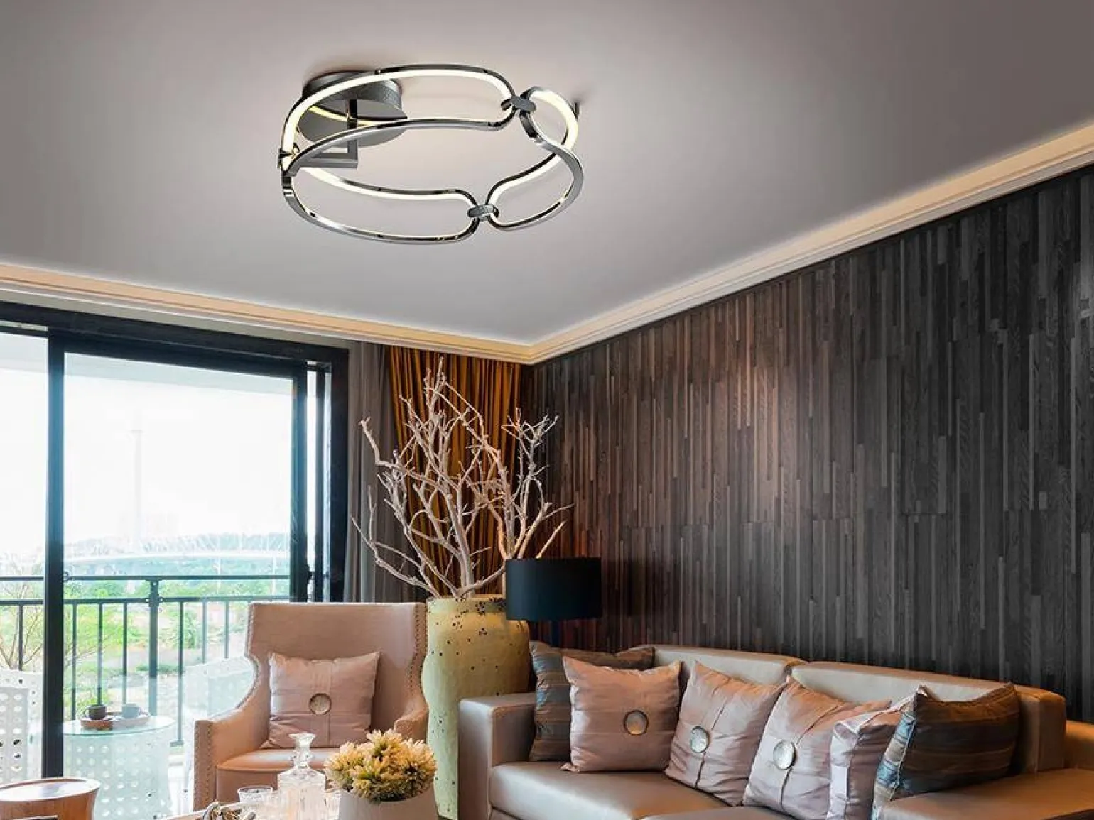 Colette plafon 1L (786485) - Schuller