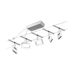 Corduo System linkowy DC Frame 5x4,8W Chr mat /Chrom 230V/12V DC 60VA twszt 3000K (PL94481) - Paulmann