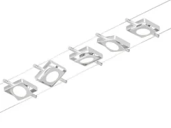 Corduo System linkowy zest MacLED 5x4,5W Chrom-mat/Chrom 12V DC 60VA twszt 3000K (PL94420) - Paulmann