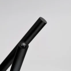 Czarna lampa stołowa z wyłącznikiem dotykowym TROST TABLE BK (AZ6801) Azzardo