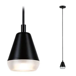 Czarna lampa wisząca do kuchni nad wyspę LUIA IP44 (PL76990) - PAULMANN