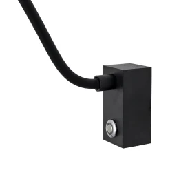 Czarny kinkiet do czytania Adjusta (WL0117-BK) - Yaskr