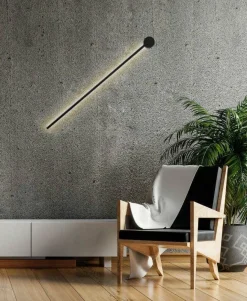 Czarny kinkiet OMBRE 80 (MSE010100382) - Moosee