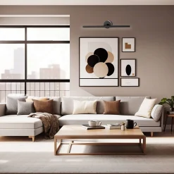 Czarny kinkiet podświetlający obraz M MIRIAM 60 cm (8597) - Argon