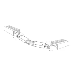 ŁĄCZNIK ELASTYCZNY BIAŁY (2030) - Zuma Line
