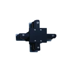 Łącznik krzyżowy szynoprzewodu podtynkowego 1F 230V - Czarny (6353) - Brosline