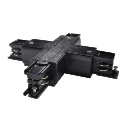 Łącznik krzyżowy szynoprzewodu (czarny) (8115) - Shilo