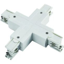 Łącznik krzyżowy szynoprzewodu (biały) (8116) - Shilo