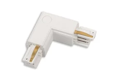 Łącznik "L" DOBAC TRACK lewy biały (MHT1-L/L-WH) - Maxlight