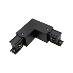 Łącznik L prawy do szyn 3F czarny (TRA-LR-BK) - Yaskr