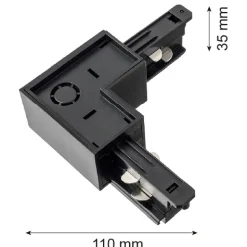 Łącznik L prawy (kąt prosty) ARGON T-RACK SYSTEM ŁĄCZNIK L PRAWY (4670) - Argon