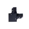 Łącznik L szynoprzewodu podtynkowego 1F 230V - Czarny (6345) - Brosline