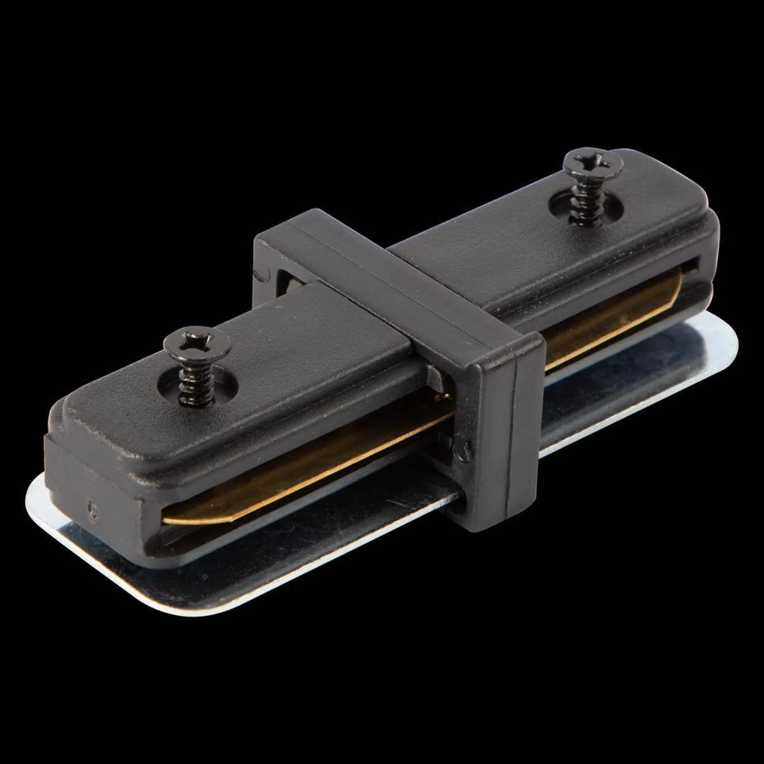 Łącznik Prosty Track Czarny 1-Obwodowy (ML0708) - Milagro