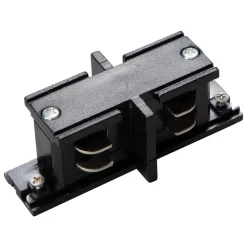 Łącznik Szynoprzewodu Track Czarny 3-Obwodowy Typ: Prosty Mini (ML2137) - Milagro