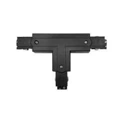 Łącznik T lewy do szyn 3F czarny (TRA-TL-BK) - Yaskr