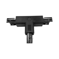 Łącznik T prawy do szyn 3F czarny (TRA-TR-BK) - Yaskr