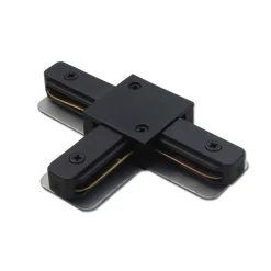 Łącznik T szynoprzewodu natynkowego 1F 230V - Czarny (6308) - Brosline