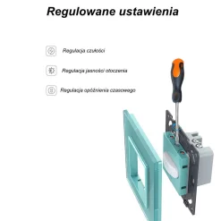 Czujnik ruchu z ramką białą (VL-C700PIR-61) LIVOLO