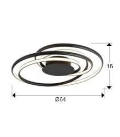 Danza lampa sufitowa (513061) - Schuller