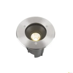 DASAR® M, lampa gruntowa do wbudowania, okrągła pokrywa, łącznie z zasilaczem DALI ze stali nierdzewnej (1007810) - SLV