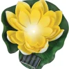 DEKORACJA ZEWNĘTRZNA SOLARNA LED KWIAT LOTOSU ŻÓŁTY/YELLOW (SW-5033-Y) - Zuma Line