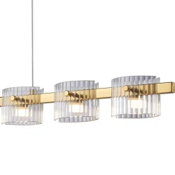 Dekoracyjna lampa wisząca BACCIO LED złota 120 cm (ST-DL8520) - Step into Design