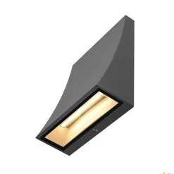 DELWA WIDE LED, lampa ścienna outdoor, 3000K, 100°, antracyt, IP44 (1000342) - SLV