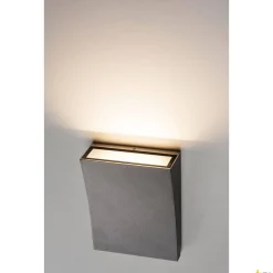 DELWA WIDE LED, lampa ścienna outdoor, 3000K, 100°, antracyt, IP44 (1000342) - SLV