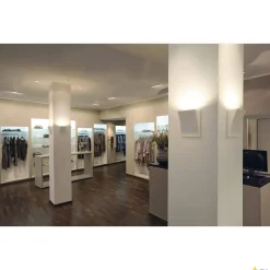 DELWA WIDE LED, lampa ścienna outdoor, 3000K, 100°, kolor biały, IP44 (1000340) - SLV