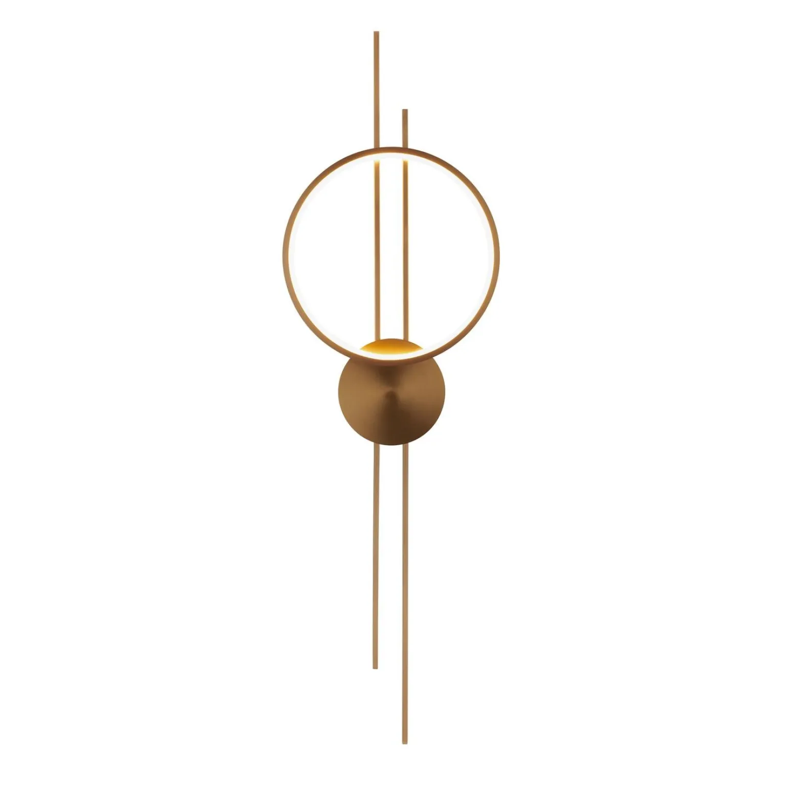 Designerska lampa ścienna ECLIPTICA LED złota 100 cm (ST-DL8532) - Step into Design