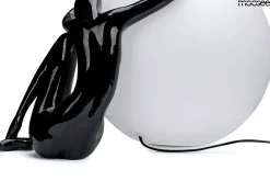 Designerska lampa podłogowa UOMO 50 czarna (MSE1501100454) - Moosee