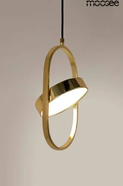 Designerska lampa wisząca do sypialni SPINNER 19 złota (MSE1501100469) - Moosee