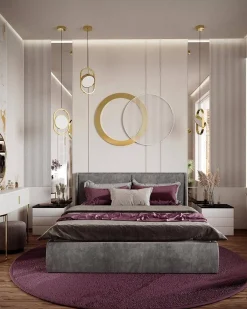 Designerska lampa wisząca do sypialni SPINNER 19 złota (MSE1501100469) - Moosee