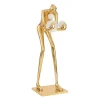 Designerska złota lampa podłogowa WOMAN-2 Gold 190 cm (DN433-F gold) - Step into Design