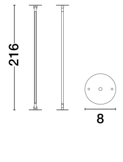 Designerski kinkiet IRPA (LE44917) - Luces Exclusivas