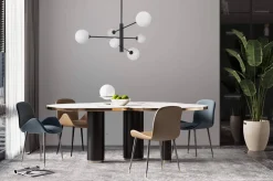 Dorado 6 lampa wisząca czarna (LP-002/6P BK) - Light Prestige