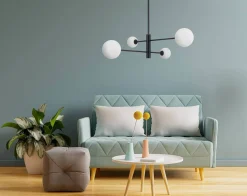 Dorado 4 lampa wisząca czarna (LP-002/4P BK) - Light Prestige