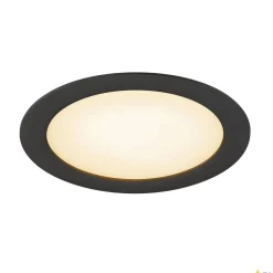 DOWNLIGHT V 200, osłona płaska czarna (1007485) - SLV