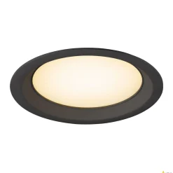 DOWNLIGHT V 200, lekko wpuszczana osłona czarna (1007487) - SLV