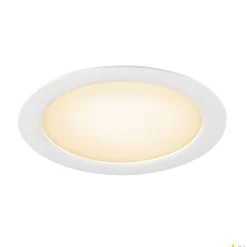 DOWNLIGHT V 200, osłona płaska biała (1007484) - SLV